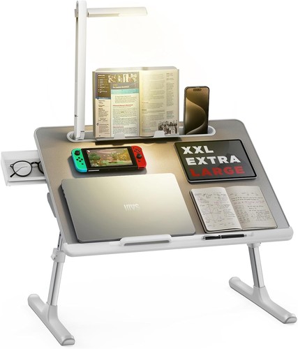 Laptop bed tray desk with - bed,