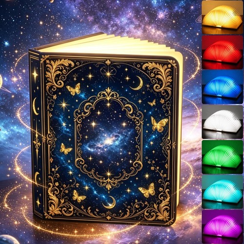 Folding book lamp light - book,